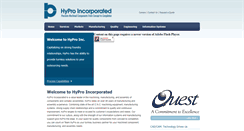 Desktop Screenshot of hypro.com